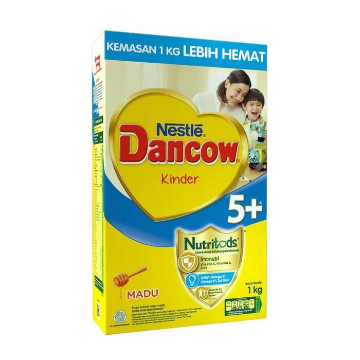 DANCOW 5+ Susu Anak 5 tahun ke atas 1gr/1kg Madu Bubuk Siap Kirim
