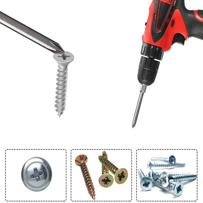 Mata Obeng Bor Kunci L Hex Key Plus Minus Bintang Set Screwdriver Bits