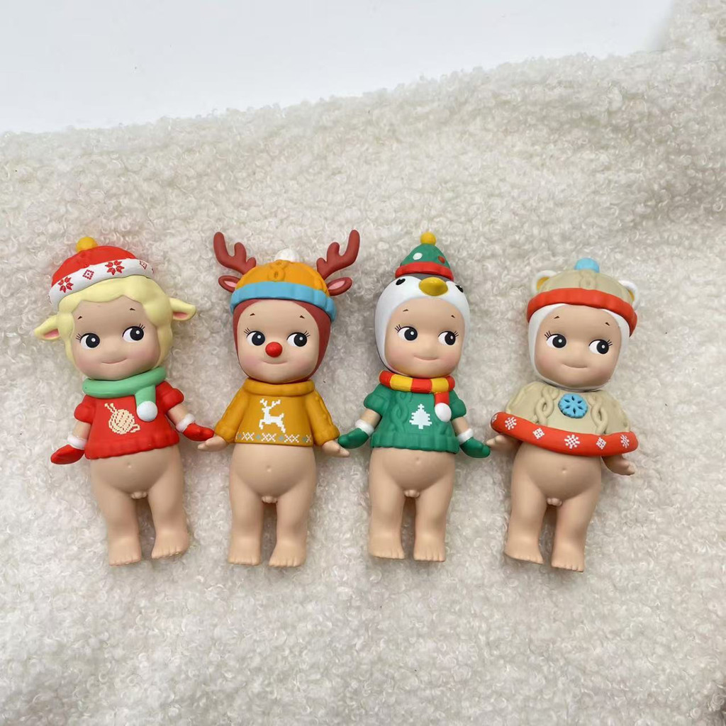 Sonny Angel Figure 2019 Christmas No Box No Bag Blind Box Sas65629 Wool Sheep Reindeer Penguin