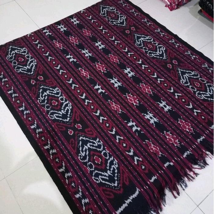 Kain Tenun Etnik Blangket Syal Besar Toraja Sumba NTT Lombok