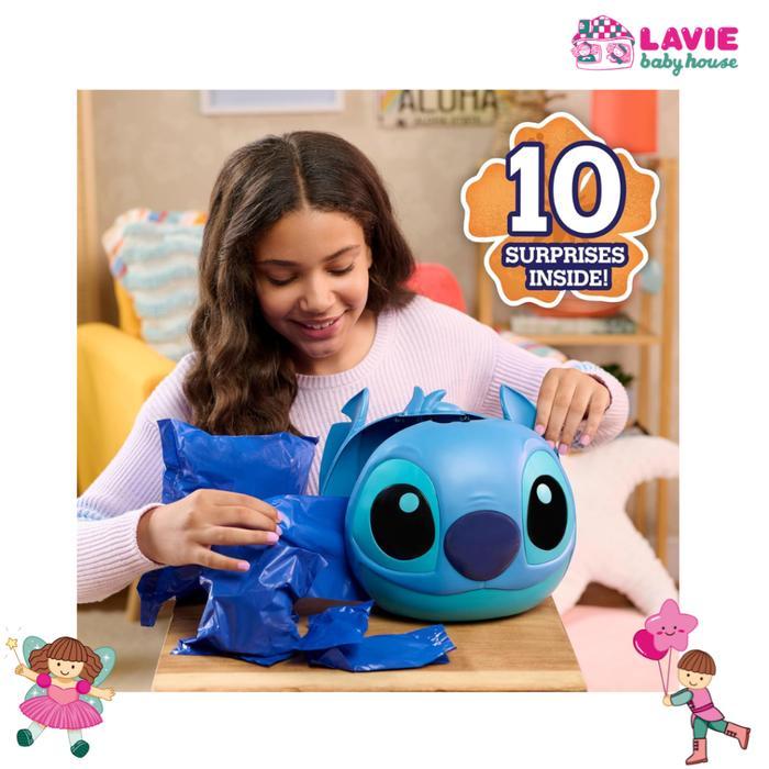 Disney Lilo & Stitch Jumbo Mystery Capsule Boneka Stitch Kejutan 9 Inch + Outfit & Aksesori Misteri