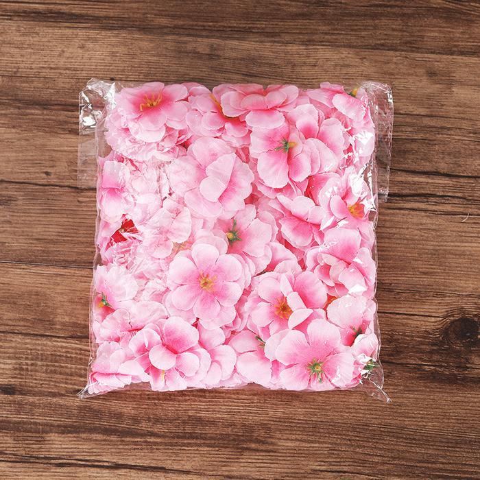 Bunga Meihwa Tabur Dekorasi Imlek Meihwa Bunga Kain Sakura Pink Murah