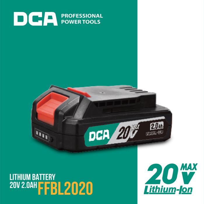 DCA Battery Lithium-Ion / Baterai 20Volt 2.0Ah FFBL2020