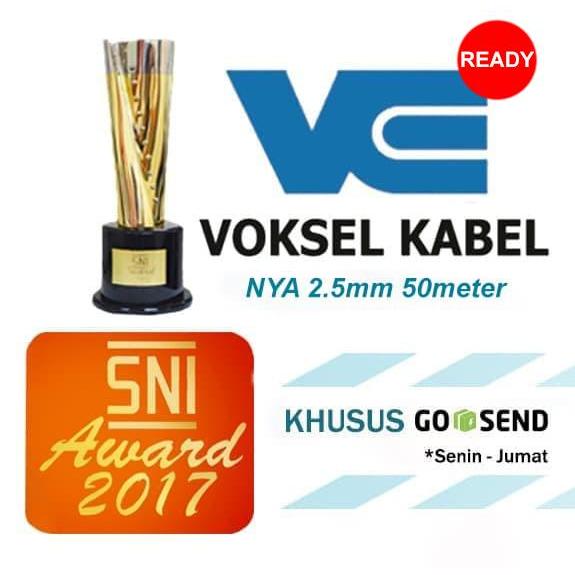 [Voucher] Kabel Listrik Voksel NYA 2.5 mm 50meter