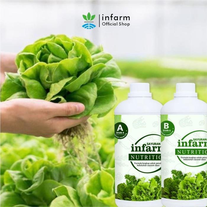 INFARM - NUTRISI AB MIX SAYUR 500 ML INFARM PUPUK NUTRISI DAUN AB MIX SAYURAN DAUN NUTRISI PUPUK