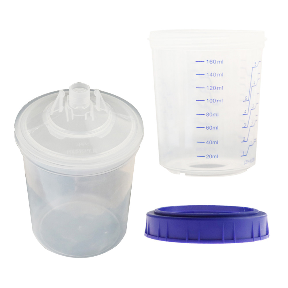 - 50Pcs/Set Spray Paint Mixing Cup Pps Type H/O Quick Cup Spray Tank Pps Tank 160Ml Pps