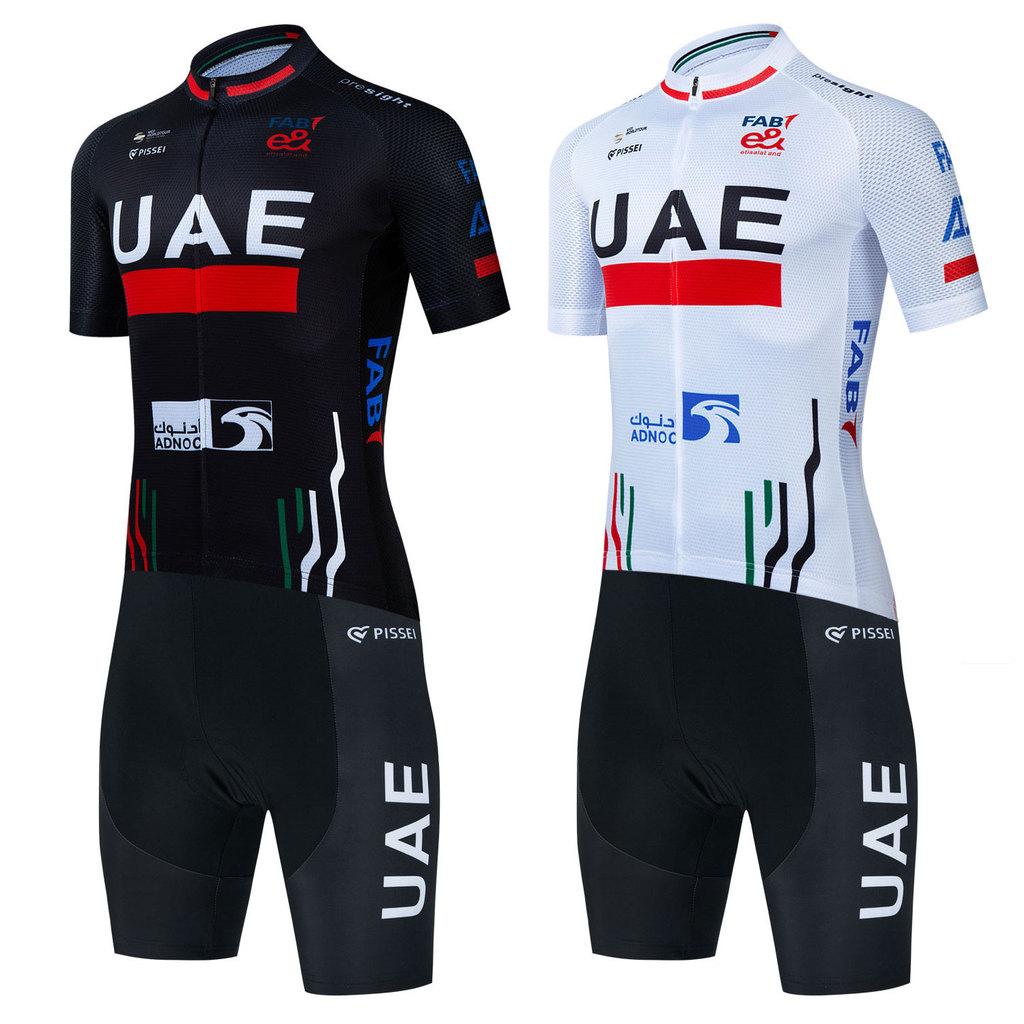 Uae Cycling Jersey Set Summer Men's Ropa Ciclismo Bicycle Cycling Clothing Breathable Mountain Bike