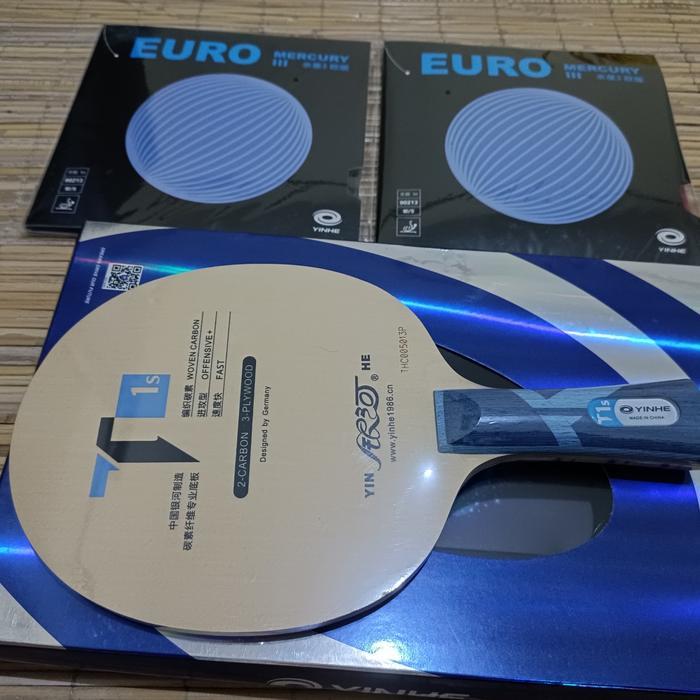 TERLARIS PAKET BET TENIS MEJA YINHE T1s GINAL READY STOCK