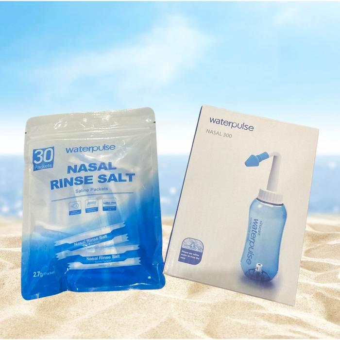 Waterpulse Nasal Rinse Bottle & Salt (30 sachet)
