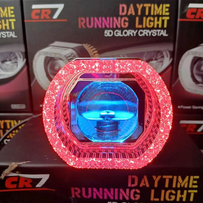 Promo Projie Biled Matrix X1 Cr7 3,5 Inch Plus Kipas Pendingin 5D Biled Shroud Crystal Akrilik Cr7