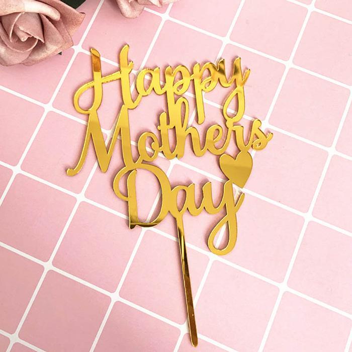 @@@@] topper cake happy mother day hiasan kue tar selamat hari ibu akrilik