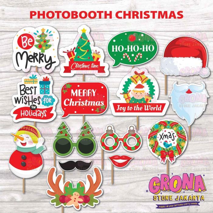 Photobooth Props Christmas Natal / Acc Photo Props / Photobooth Natal