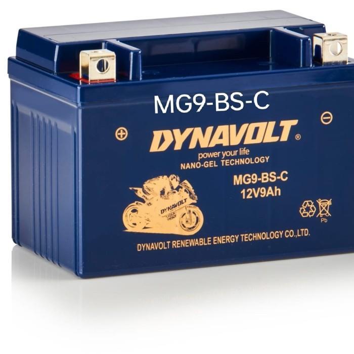 Aki Motor Honda Cb400 Super Four Dynavolt Mg9-Bs 9Ah Cca 260