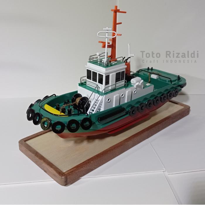miniatur kapal tugboat aljechin one kode 208