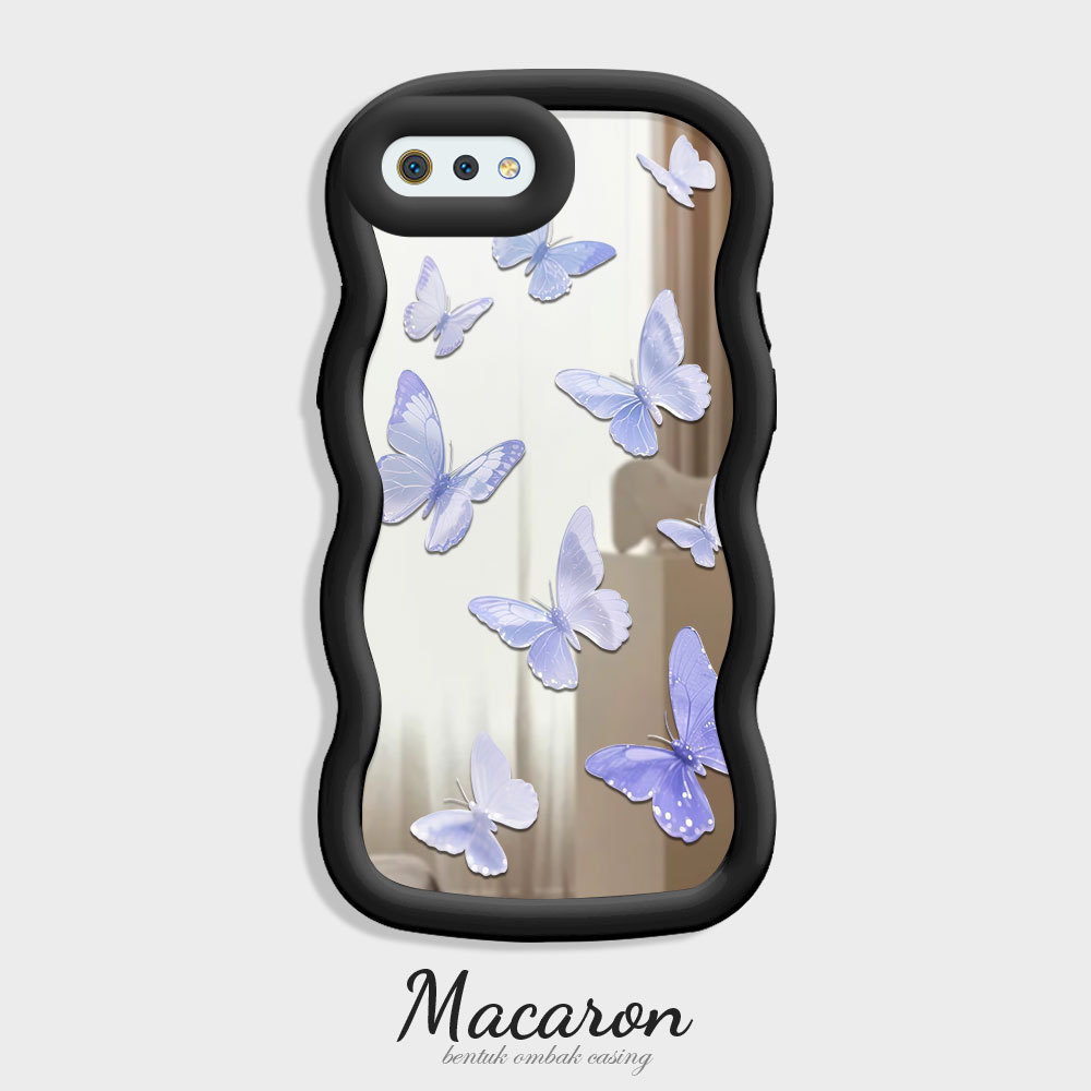 Casing Hp Untuk OPPO A1K Mirror Cassing Phone Berbagai Warna Case Kristal Kupu Kesing MKL 4124 JZ