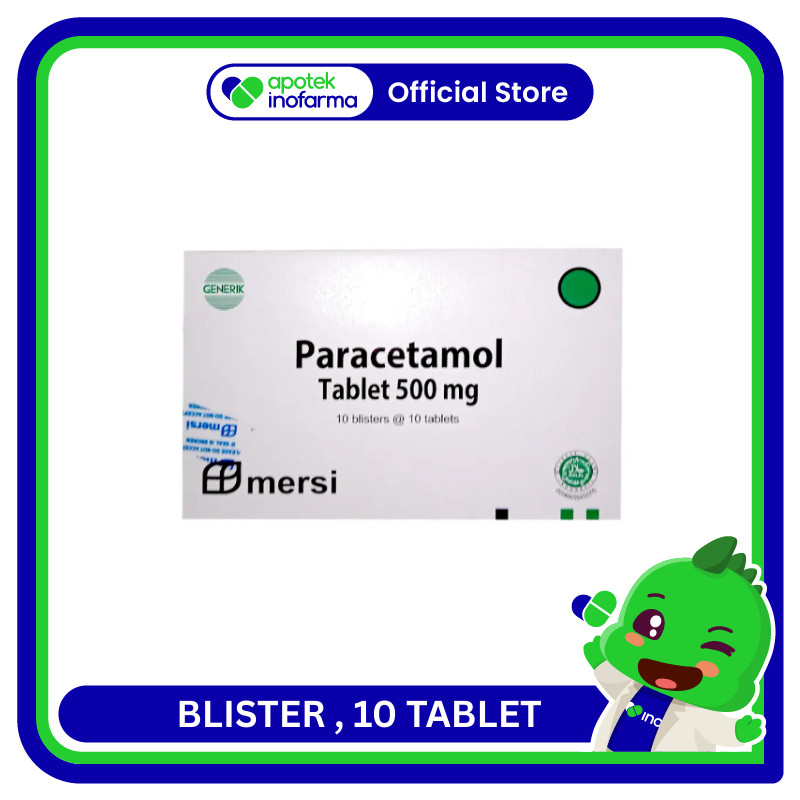 PARACETAMOL Mersi TABLET 500 MG 1 BLISTER (10)