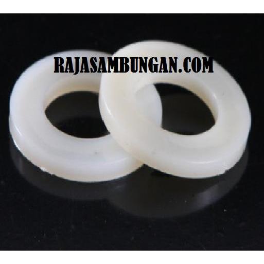 Ring Plat Nylon M 12 x 23 x 2 mm Pengencang Baut Washer Plate Plastik