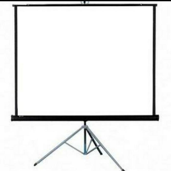 Layar Proyektor Tripod 70 inch ( Tripod Screen Projector 70")