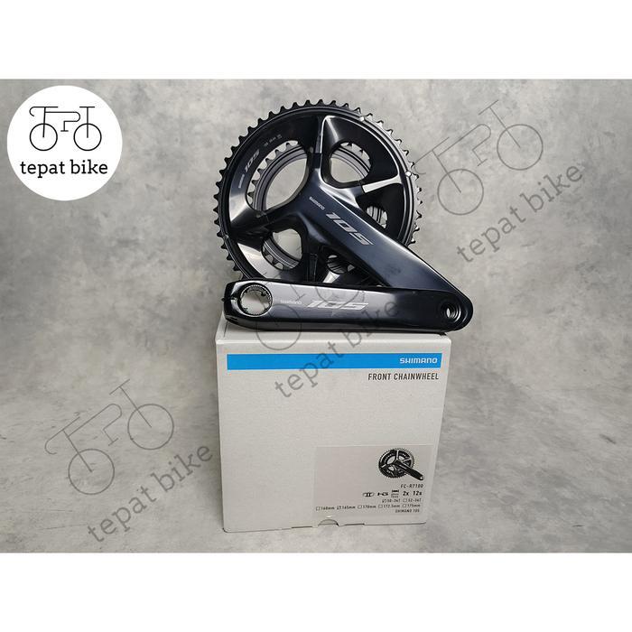 Crank Shimano 105 R7100 50-34T , 52-36T Arm165 Mm / Crank Shimano R7100