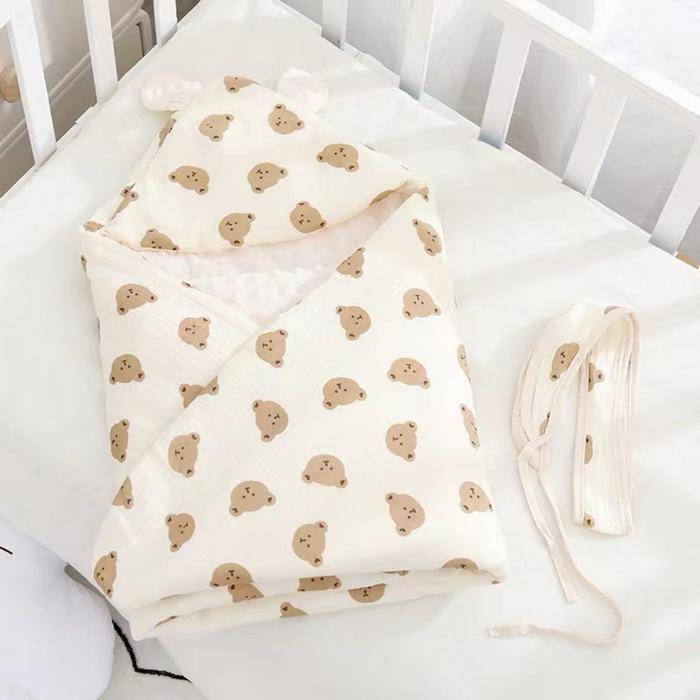 BBYY- Selimut Hoodie Bayi 90X90 Selimut Bayi