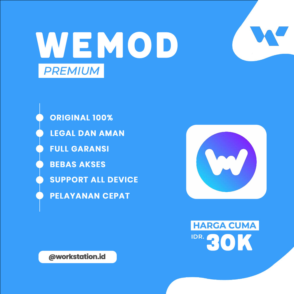 WeMod Pro 1 Bulan | Premium Account 1 Bulan Full Fitur