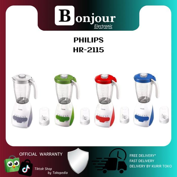 Blender Plastik Philips HR2115 2 Liter Blender Philips HR-2115
