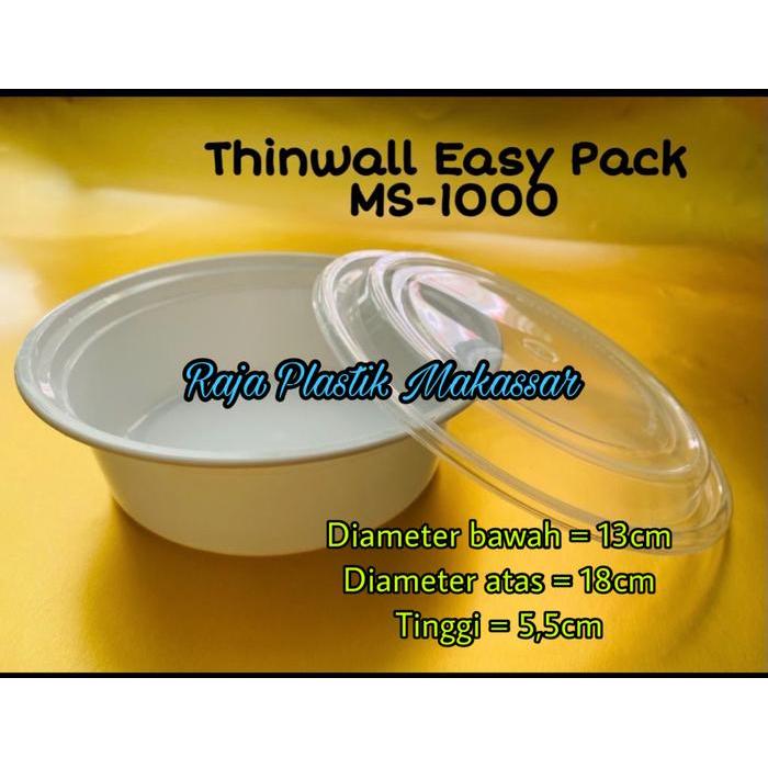 thinwall 1000ml / thinwall mangkok 1000ml / MS 1000ml