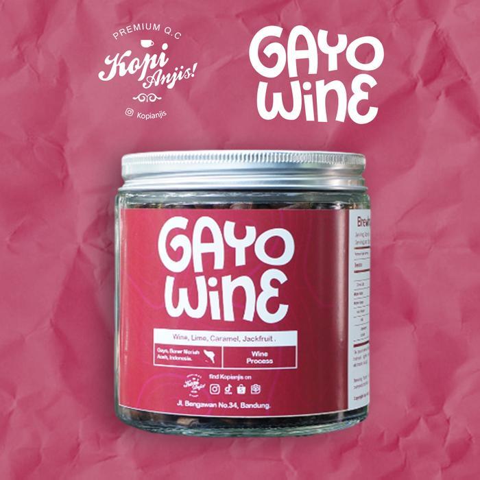 PROMO Biji Kopi Arabika Gayo Wine 200 gram - Specialty Roast Beans ( Gayo Winey )