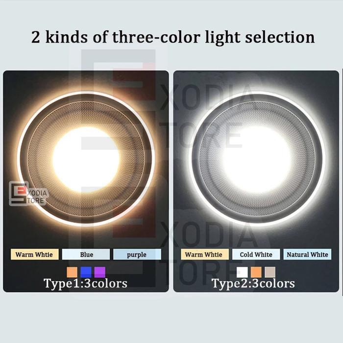 News Emico Lampu LED Downlight 6 Watt 3 Warna Cahaya SNI Panel Light Lampu Plafon Extrabright 6W 3