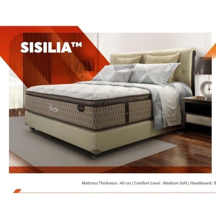 Springbed Florence Sisilia Kasur Florence Mattress Set
