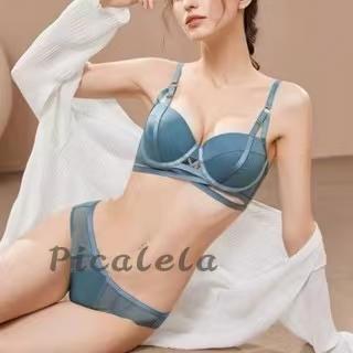 (Set Bra+ Celana ). Bra wanita Fashion Korea Trendy Bh Women Berkawat Import Remaja