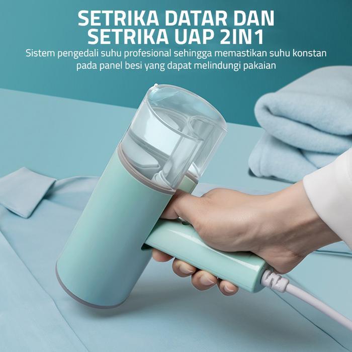 xeyt- Gm Bear Gm Bear Setrika Uap Lipat 2113 - Setrika Baju Uap Lipat Portable Handheld