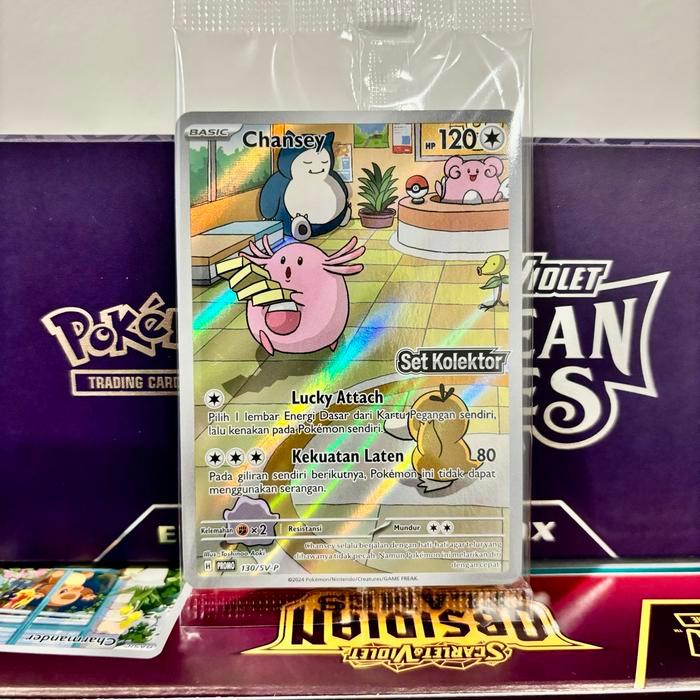 Chansey Promo Set Kolektor Topeng Transfigurasi
