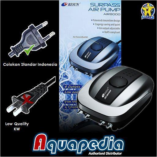 Resun Air-8000 Pompa Udara Aquarium Air Pump Aerator Air8000