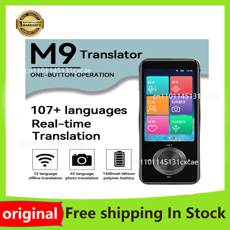 2025 Newest M9 Instant Voice Translator Portable Language Translator In Real-Time Smart Translator