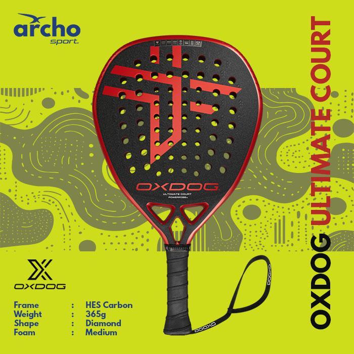 OXDOG Ultimate Court 25 Padel Racket / Raket Padel - ORIGINAL 100%