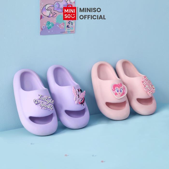 MINISO My Little Pony Series Children Slippers Indoor Slippers Girls Sandals Anak Perempuan