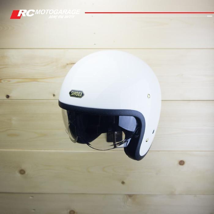 Helm Motor Half Face - Shoei JO White Gloss Original