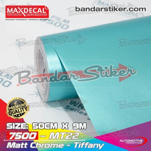 Maxdecal Mt22 Matte Chrome Tiffany Roll Skotlet Motor Premium Krum Dop