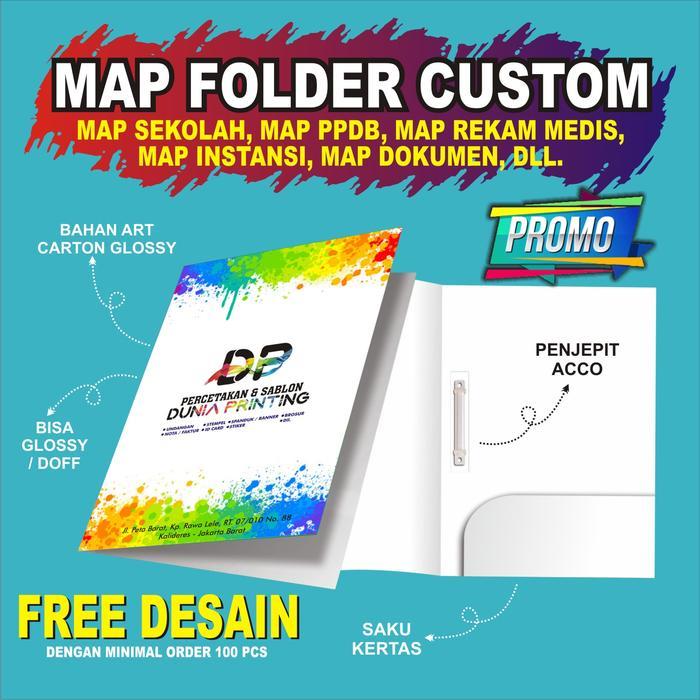 Map Folder / Map Dinas / Map Sekolah / Map Kantor / Map Rekam Medis Custom