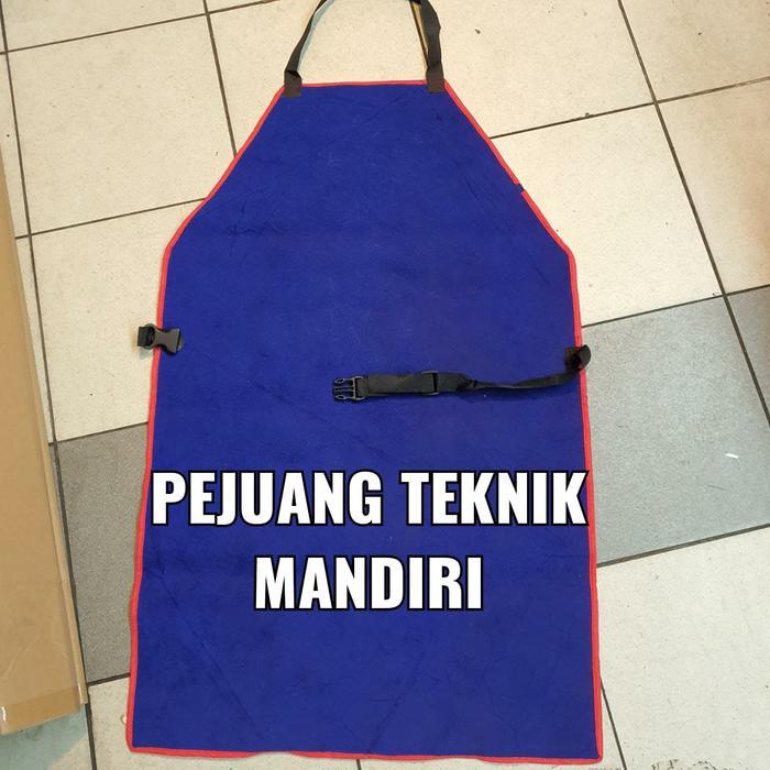 WeldingMaster- Apron Las Dada Tangan Celemek Kulit Las Apron Kulit Set Welding Apron