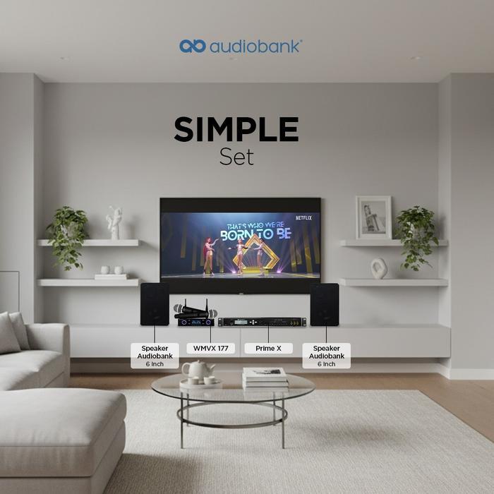 Audiobank Paket Home Karaoke Simple Set - Tanpa Player
