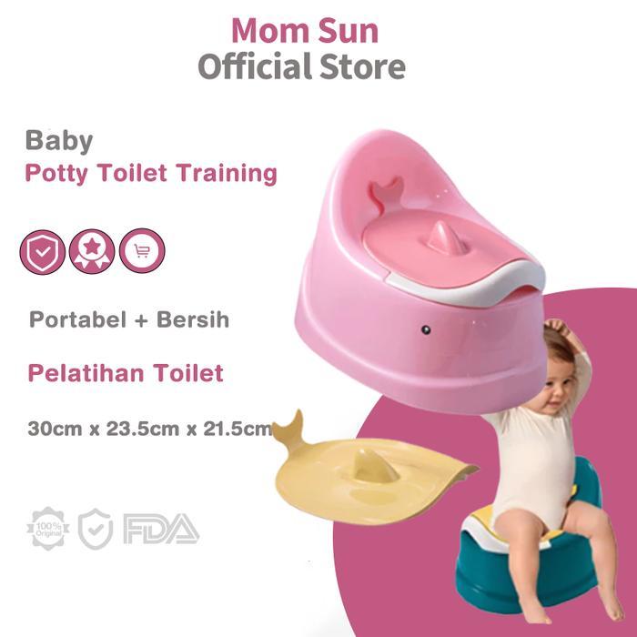 Momsun Baby Potty Toilet Training Anak Wc Jongkok Pispot Anak Duduk Toilet Trainer