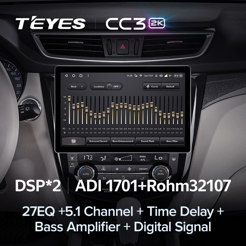 - Teyes Cc3 2K For Nissan X-Trail Xtrail X - Trail 3 T32 2013 - 2022 Qashqai 2 J11 Car Radio