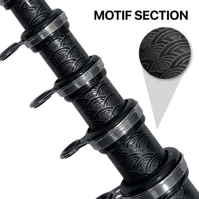 Paket Set Joran Tegek Teleskopik Portable Action Light Lentur Bahan High Carbon Joran Tegek Dengan