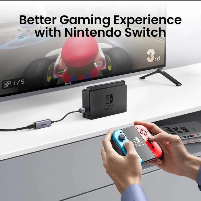 Adapter Internet Modem Type C To Lan Ethernet RJ45 Up To 1000Mbps 2500Mbps For PC Laptop Switch