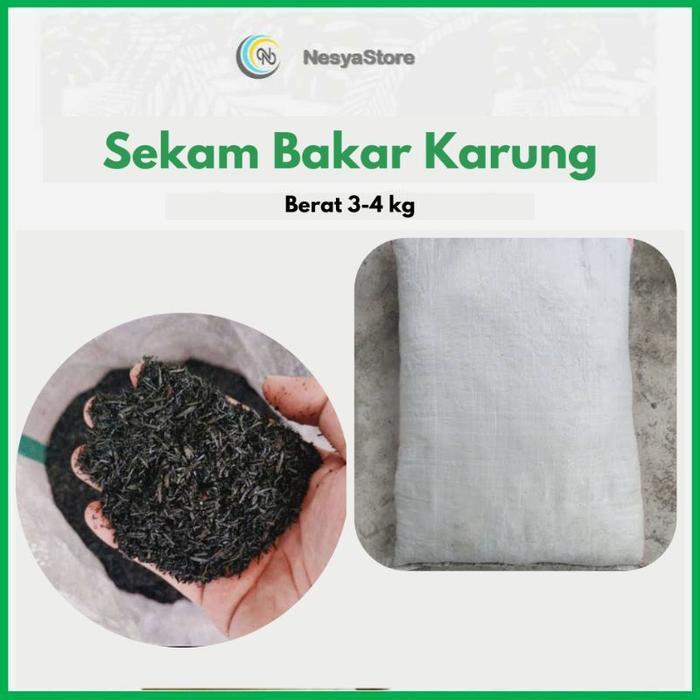 Sekam Bakar Karung Media Tanam Arang Sekam