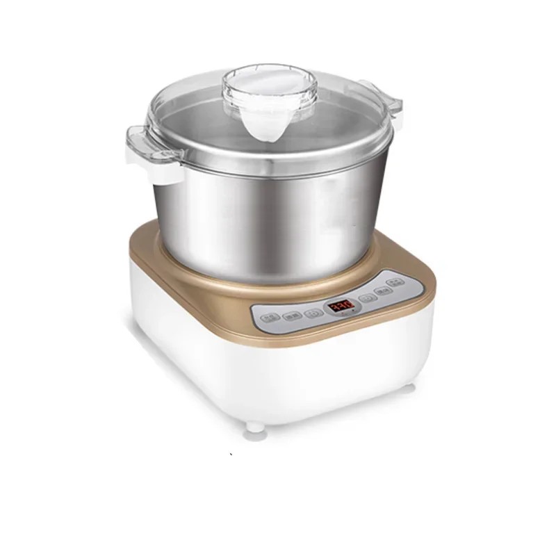 Ly-80A Household Stainless Steel Basin Bread Kneading Mixer 220V/200W Automatic Wake-Up Dough Mixer