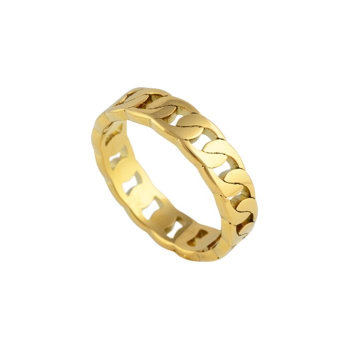 mhrr- Panlandwoo - Cincin Titanium Wanita Dilnaz - Cincin Cewek Aesthetic Mewah Simple