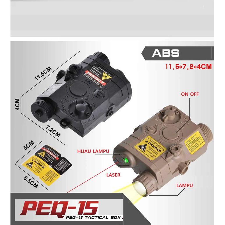 2zxv- Senter Model Anpeq 15 Bahan Abs Plastik